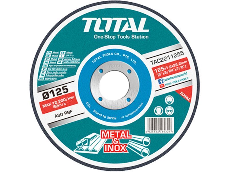 Metall-Trennscheiben, 125 mm, 10 Stück Metall-Trennscheiben, 125 mm, 10 Stück