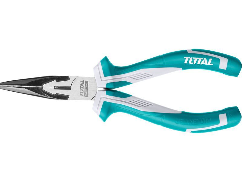 Total Halbrunde gerade Zange, Industrie, 160 mm, CrV Total Halbrunde gerade Zange, Industrie, 160 mm, CrV