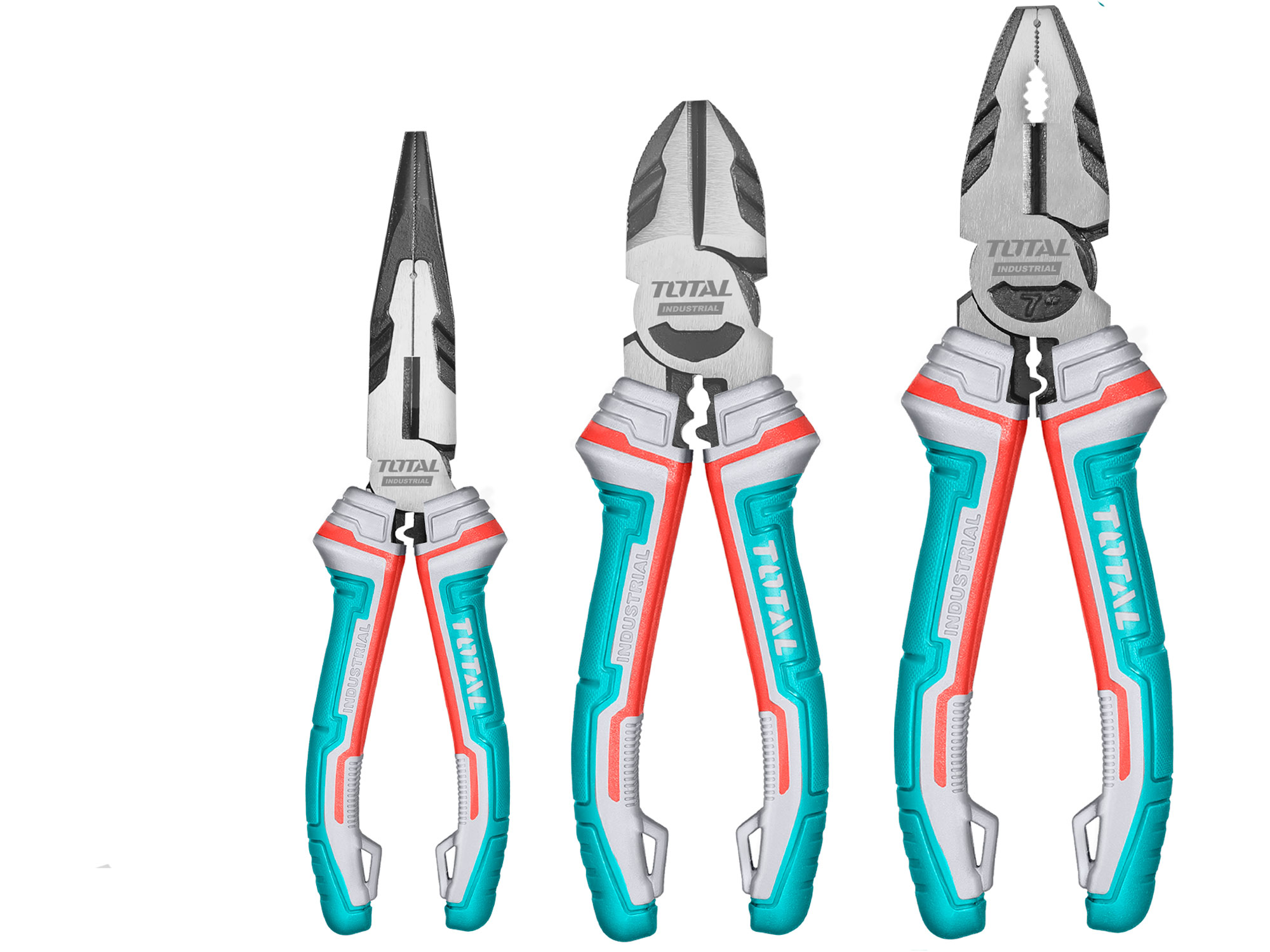 Total Zangen, 3er-Set, Industrie, CrV