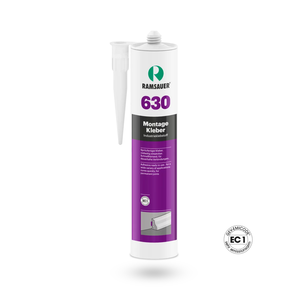 Ramsauer 630 Montage Kleber, weiß, 310 ml Ramsauer 630 Montage Kleber, weiß, 310 ml