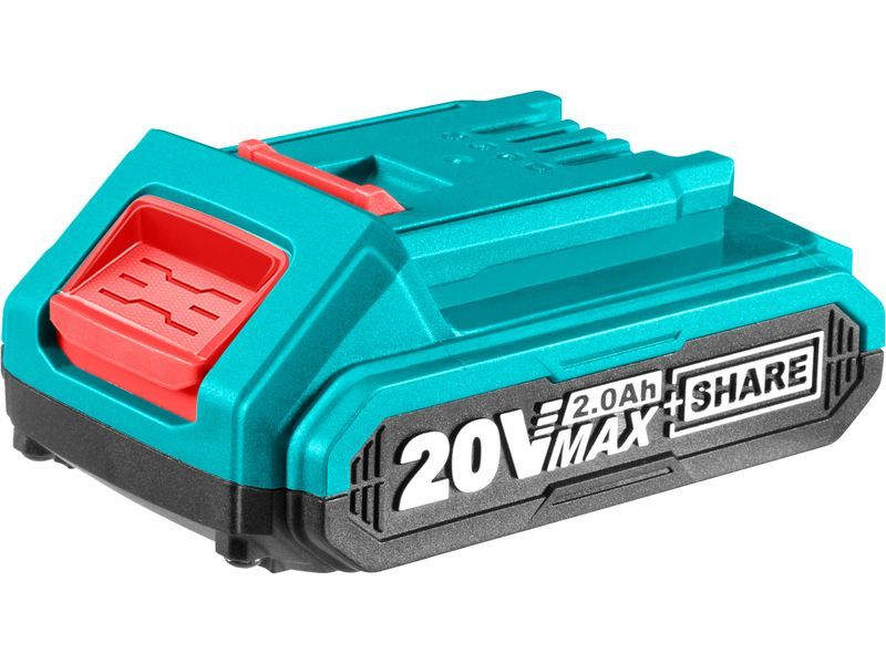Total wiederaufladbarer Akku 20V, Li-Ion, 2000mAh Total wiederaufladbarer Akku 20V, Li-Ion, 2000mAh