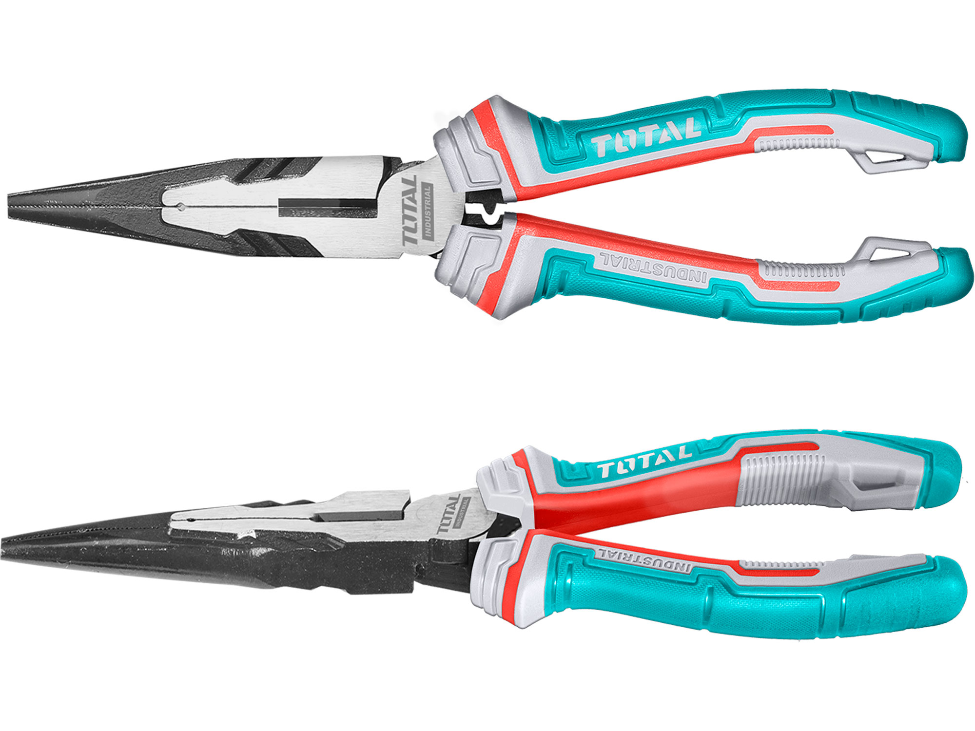 Total Halbrundzange, gerade, Industrie, 160 mm, CrV Total Halbrundzange, gerade, Industrie, 160 mm, CrV